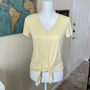 Ann Taylor Factory • Yellow Striped Shirt